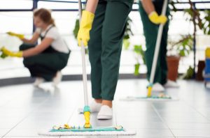 our floor cleaning process uses only the best eco-friendly products
